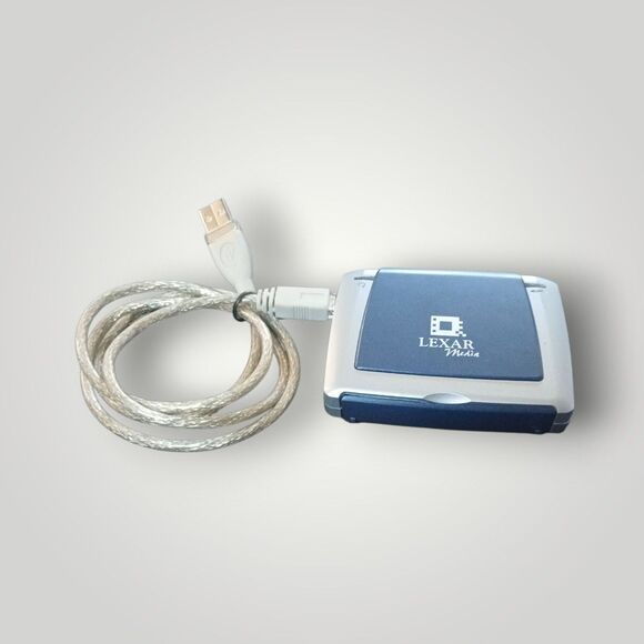 Lexar Media RW018 Blue USB 2.0 6-in-1 480Mbps High Speed Multi-Card Reader - Picture 1 of 4
